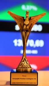 Lider przedsiębiorczości 2016 dla EFL