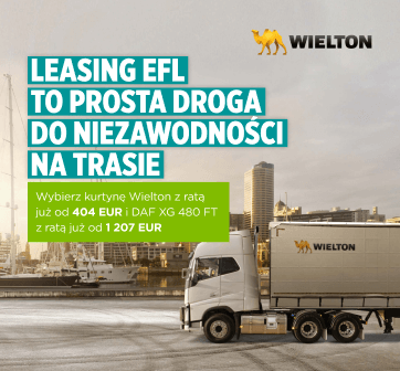 Oferta leasingu na naczepę Wielton i pojazd ciężarowy DAF