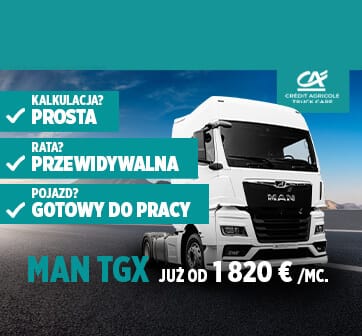 Nowy MAN TGX w wynajmie już od 1 820 € netto/mies.