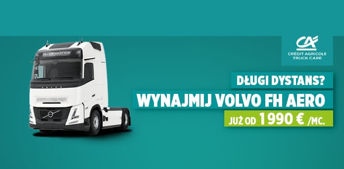 Nowe Volvo FH Aero może być Twoje już od 1990€ miesięcznie