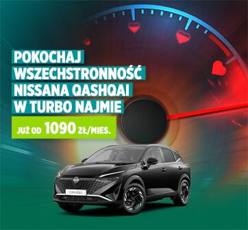 Zaprojektowany, aby przyciągać wzrok. Nissan Qashqai oczaruje tak, jak rata turbo najmu już od 1090 zł/mies