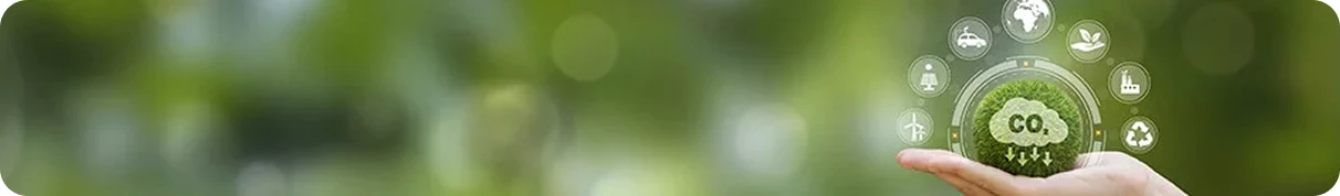 Kalkulator śladu węglowego <br />
<h5>Poznaj wymierne korzyści, jakie daje zakup niskoemisyjnych źródeł energii.</h5>