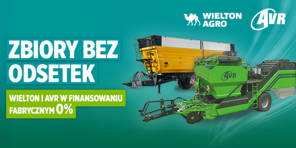 Rozwijaj swoje gospodarstwo z pożyczką 0% z przyczepami Wielton Agro oraz maszynami AVR